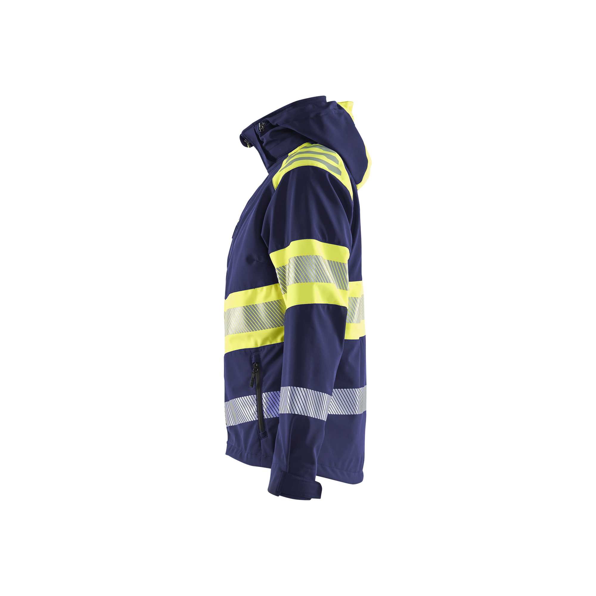 BLAKLADER 44042513 Women’s Hi Vis Softshell Jacket Hi Vis Reflective Softshell Work Jacket WOMEN - Waterproof